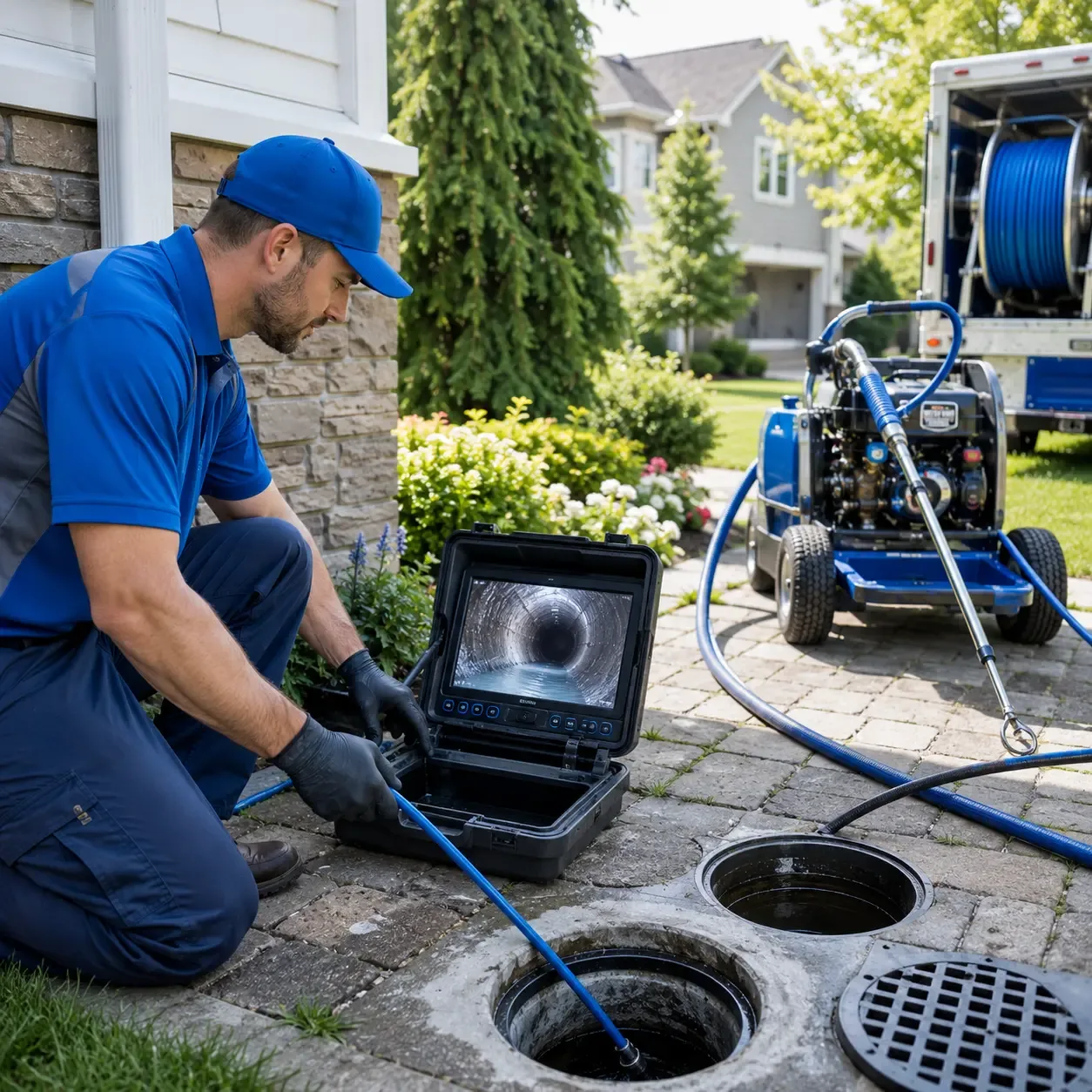 Outdoor drain cleaning professionals serving Scaly Mountain, NC
